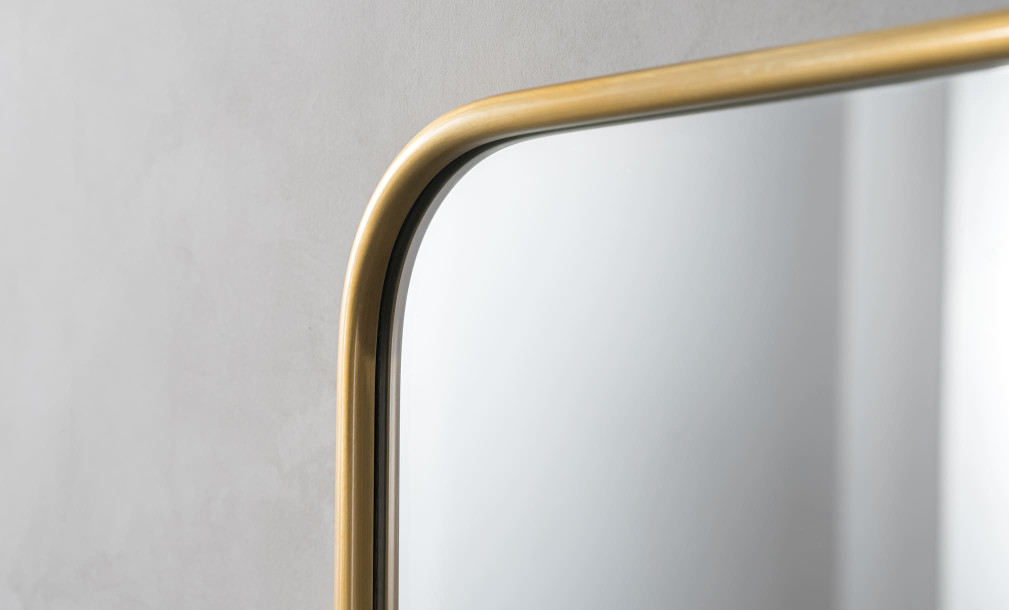 Walker Mirror Brass Finish M