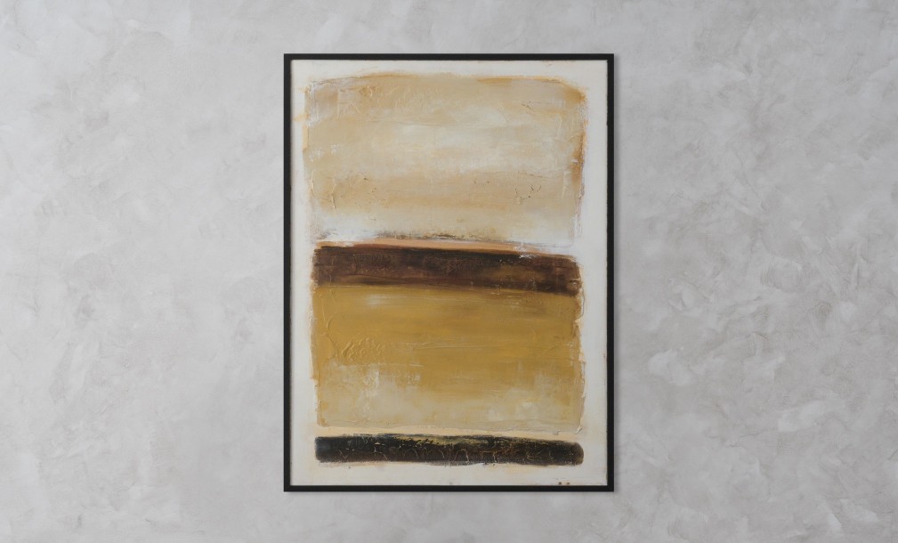 Ochre Square Wall Decoration
