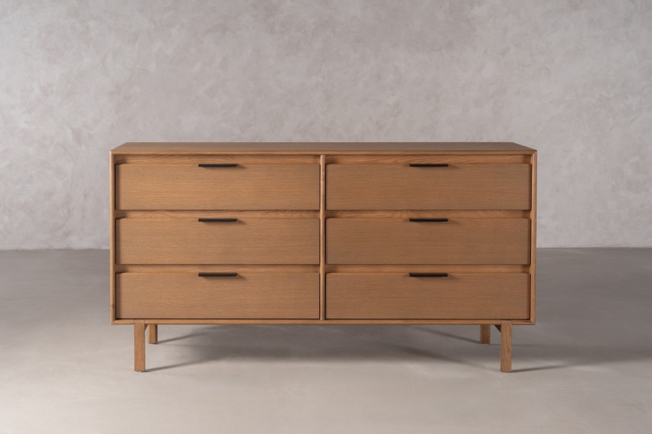 JP Line 6.0 6 Drawer Chest Light Finish