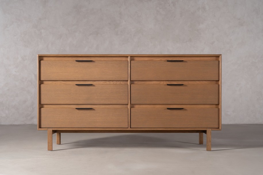 JP Line 6.0 6 Drawer Chest Light Finish