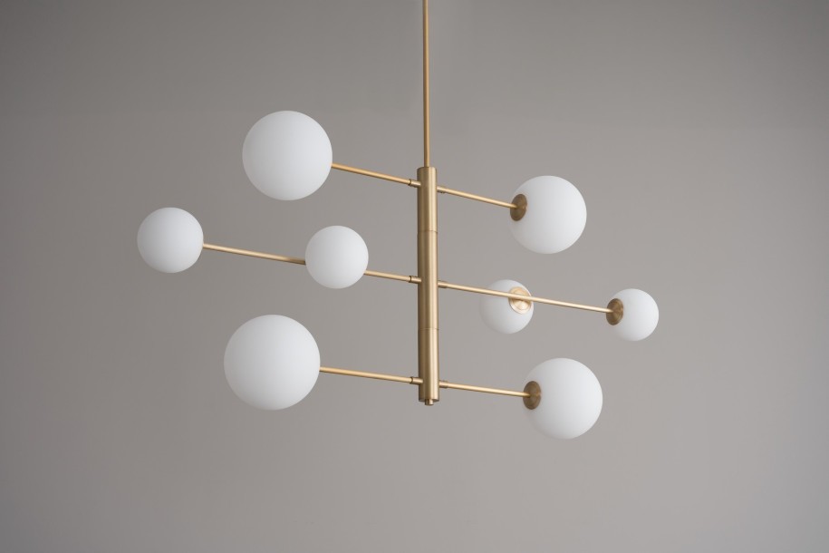 Orbit Pendant Lamp / brass
