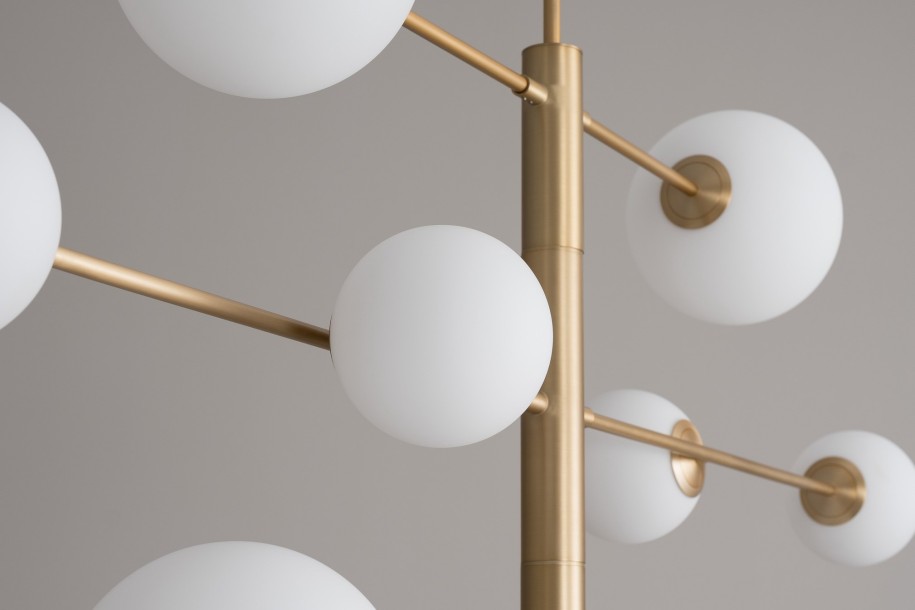Orbit Pendant Lamp / brass
