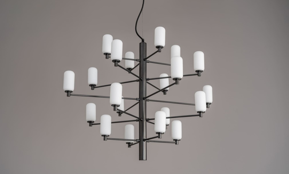 Space Pendant Lamp / dark bronze