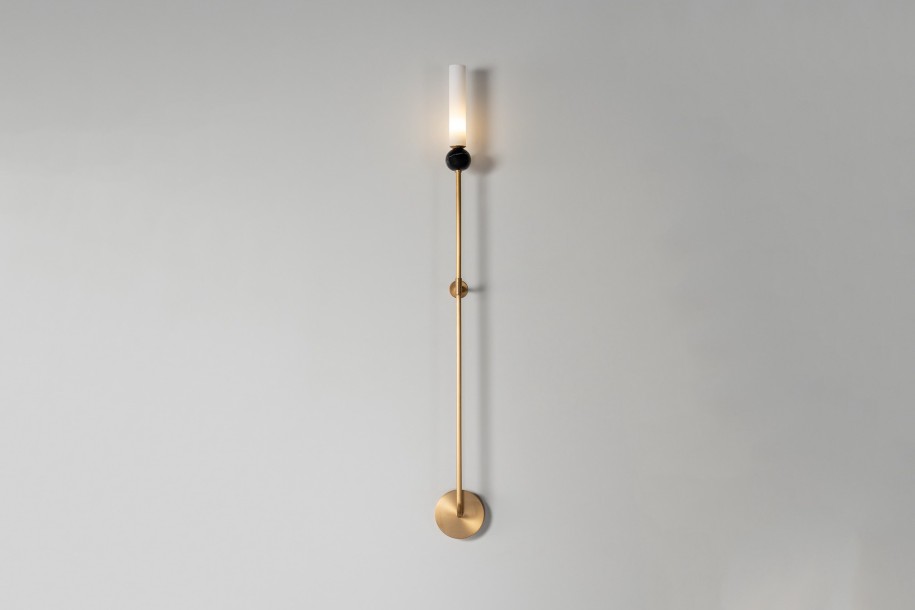 Paula Wall Lamp large / brass