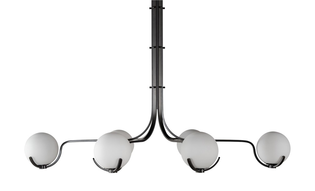 Scoop Chandelier Dining / dark bronze