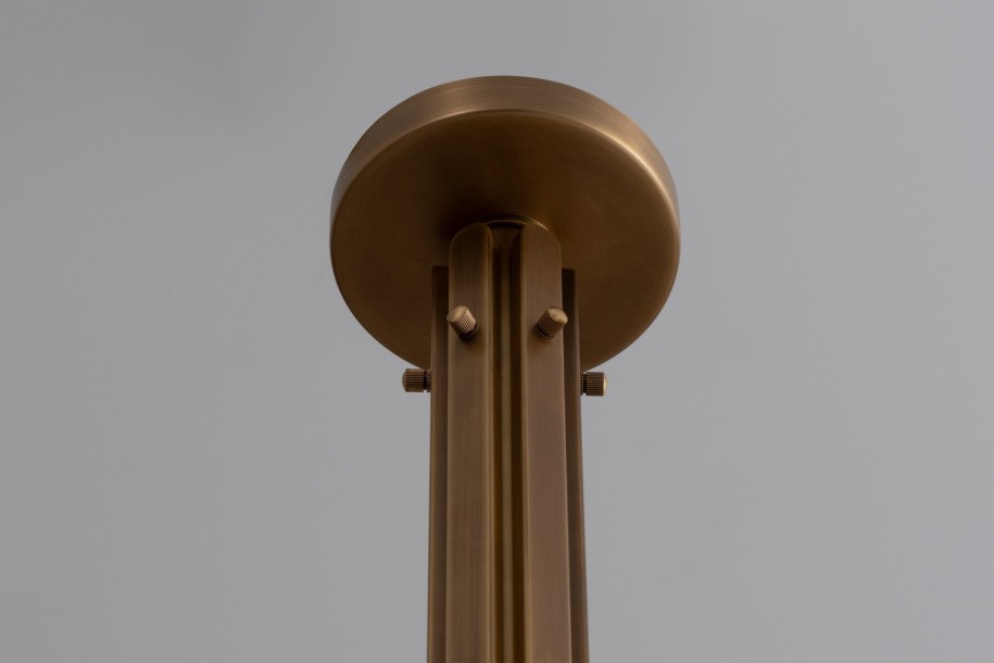 Scoop Chandelier Dining / dark brass
