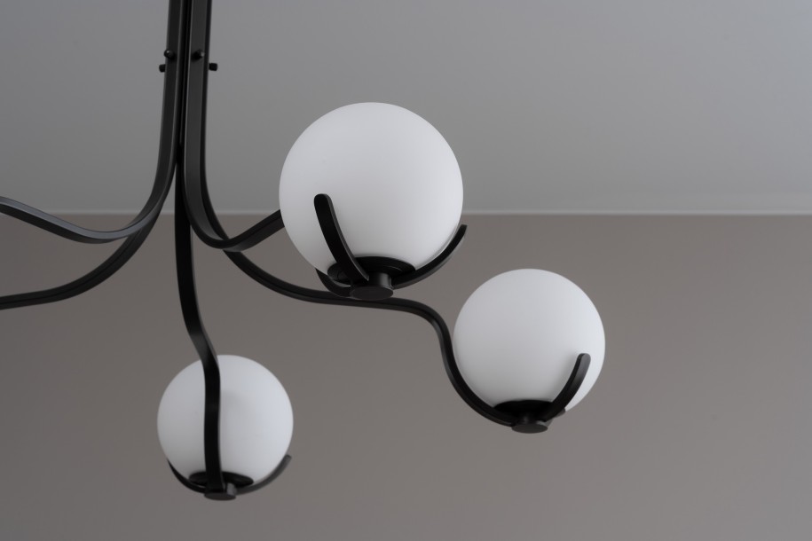 Scoop Chandelier / dark bronze