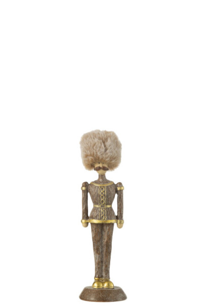 Nutcracker Fur Hat Brown S (5x6x19cm)
