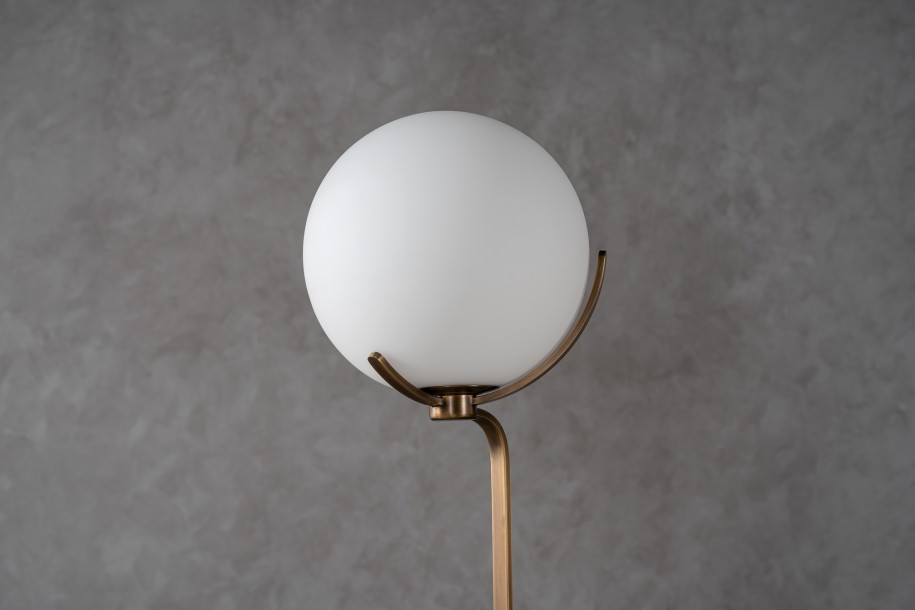 Scoop Floor Lamp / dark brass