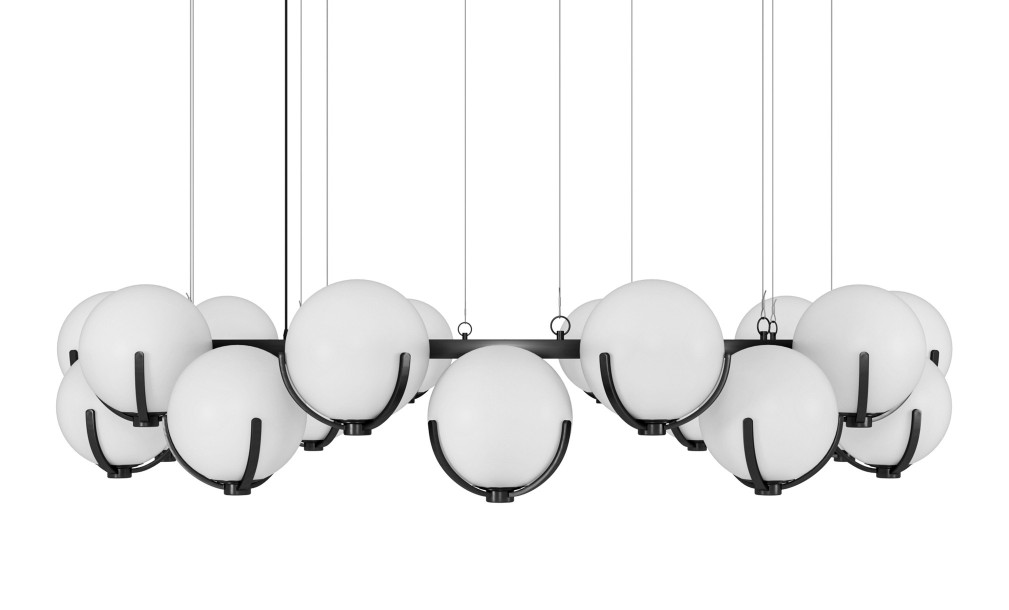 Scoop Largest Chandelier D2300xH470 / dark bronze