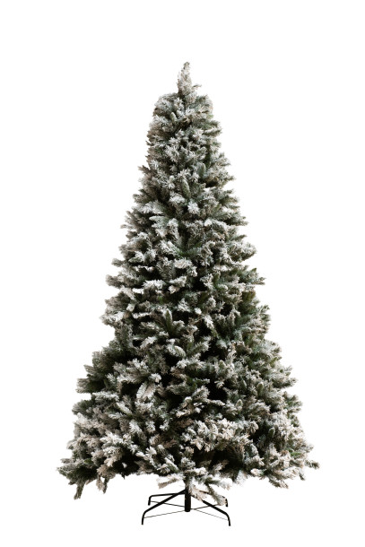 Christmas Tree Plastic Snowy Green (160x160x325cm)