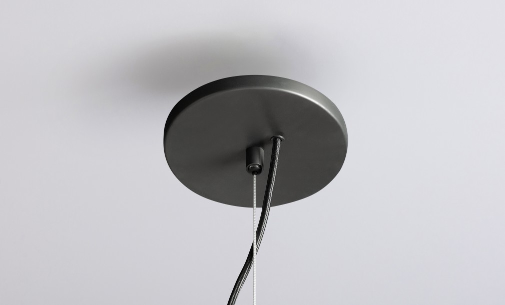Celine Small Grey Pendant Lamp