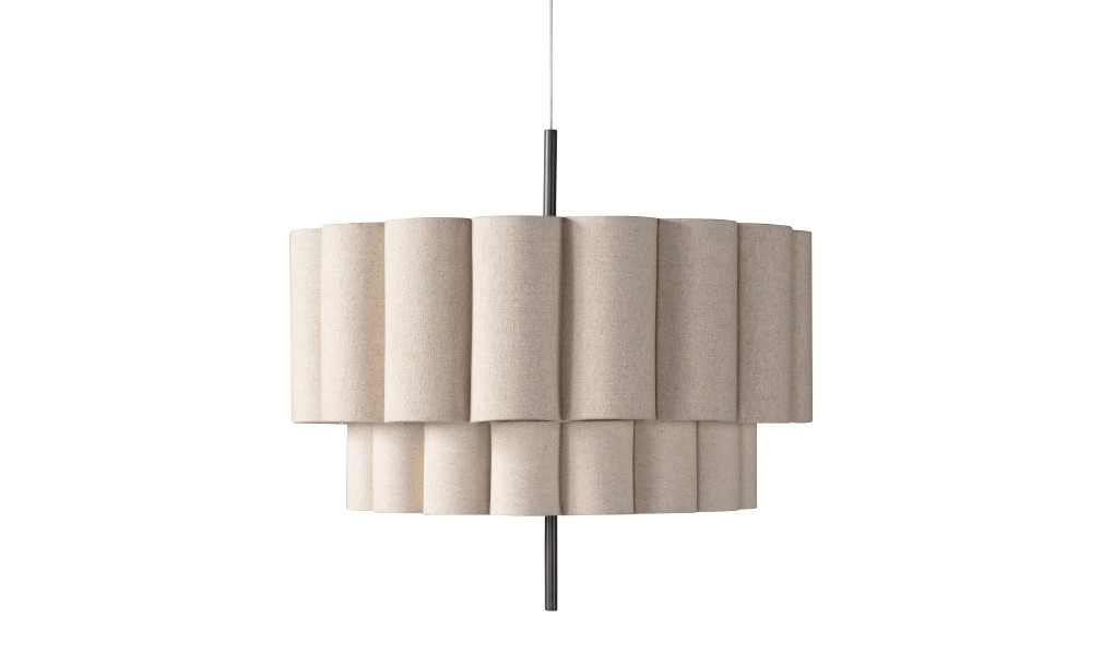 Celine Small Grey Pendant Lamp