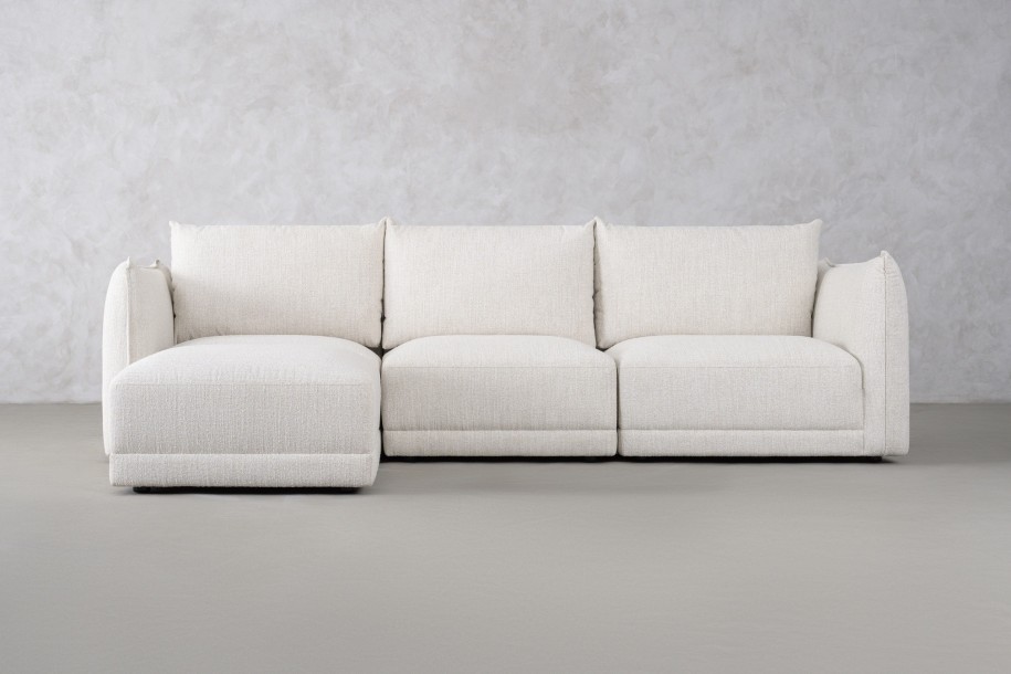 Monterey Sofa with Ottoman (Fabric Leigh col.101)