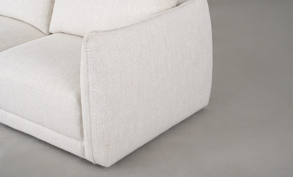 Monterey Sofa with Ottoman (Fabric Leigh col.101)