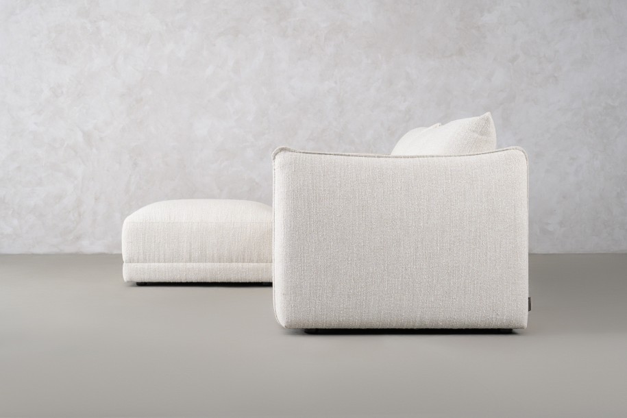 Monterey Sofa with Ottoman (Fabric Leigh col.101)