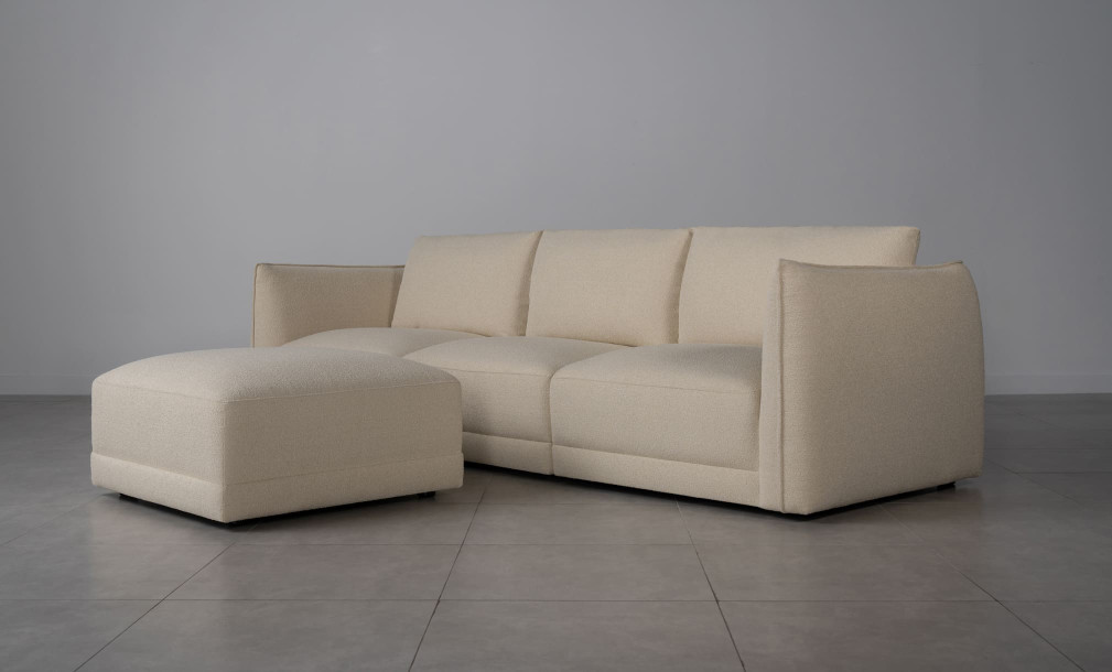 Monterey Sofa with Ottoman (Fabric W1501-20)