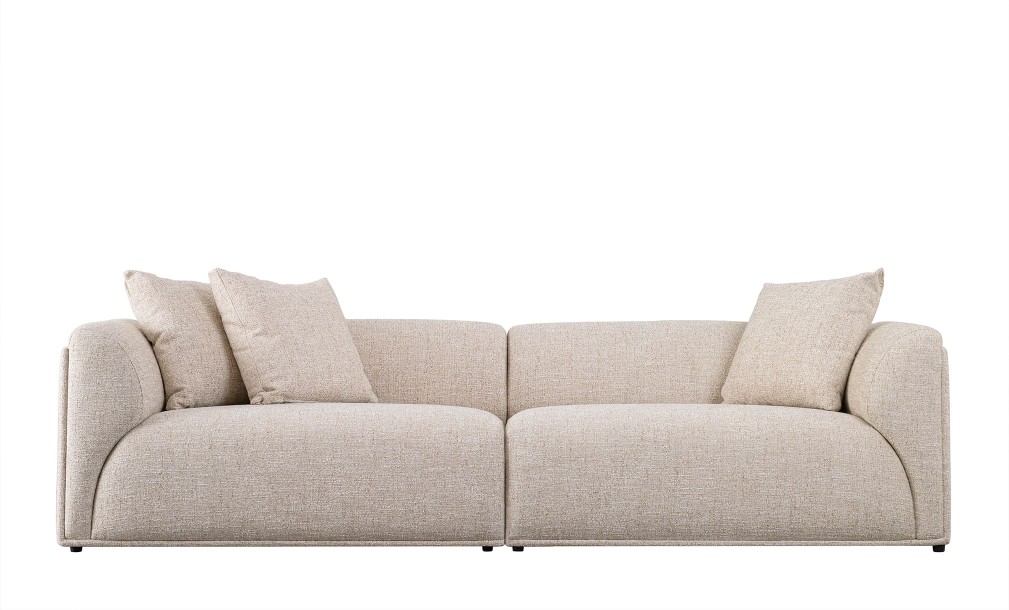 TILDA 4-Seater Sofa 262x99x68 (fabric FIELD 130)
