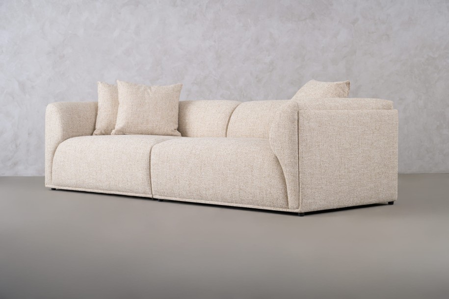 TILDA 4-Seater Sofa 262x99x68 (fabric FIELD 130)