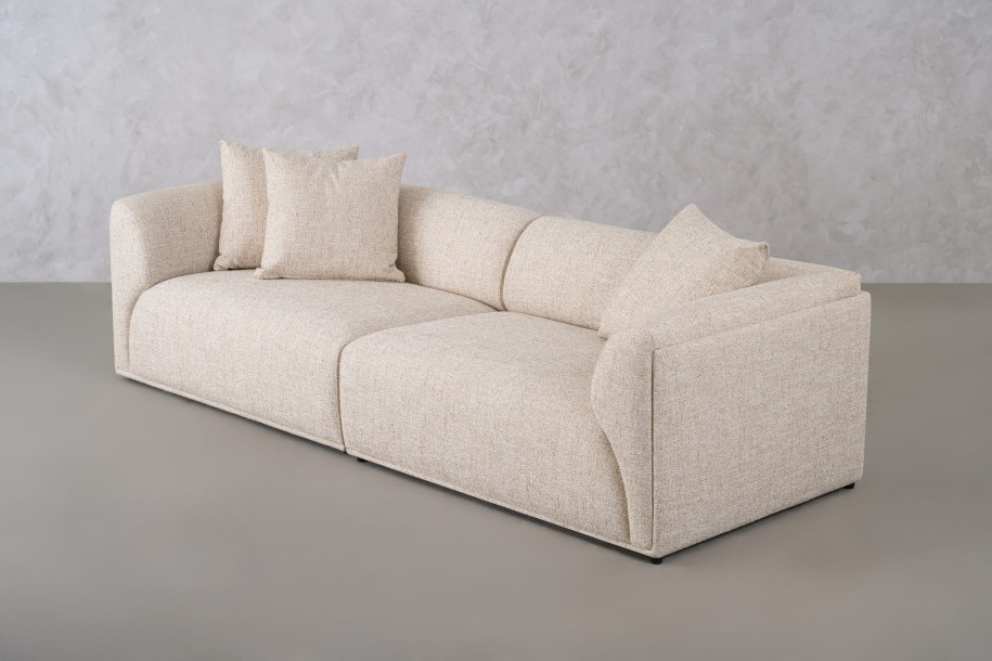 TILDA 4-Seater Sofa 262x99x68 (fabric FIELD 130)