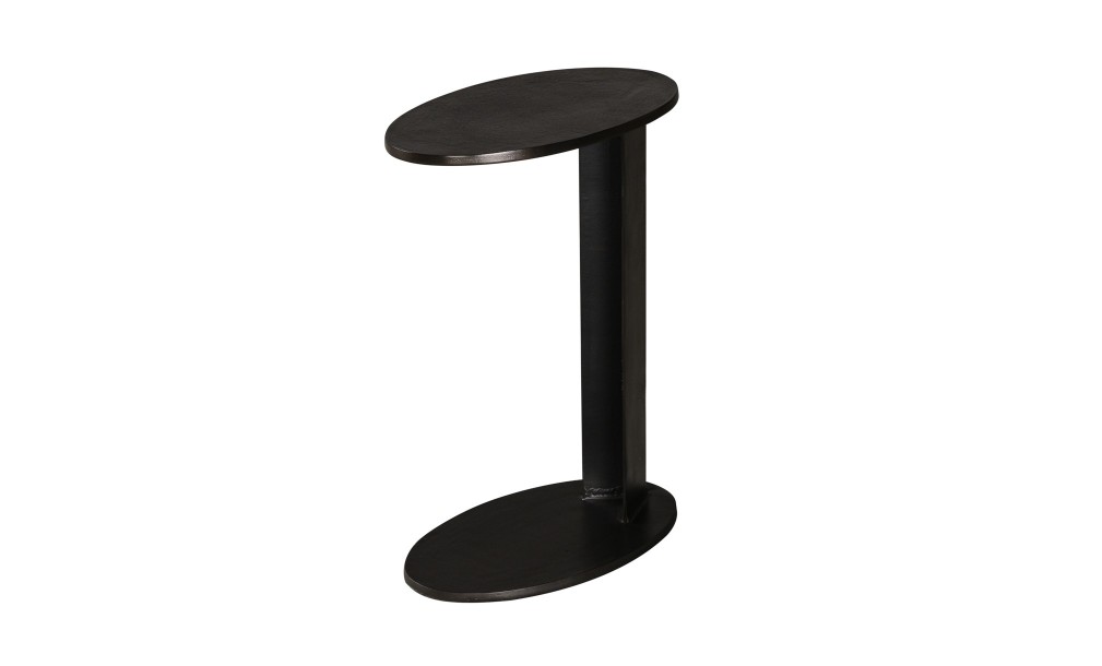 Skiv Side Table Black Graphite