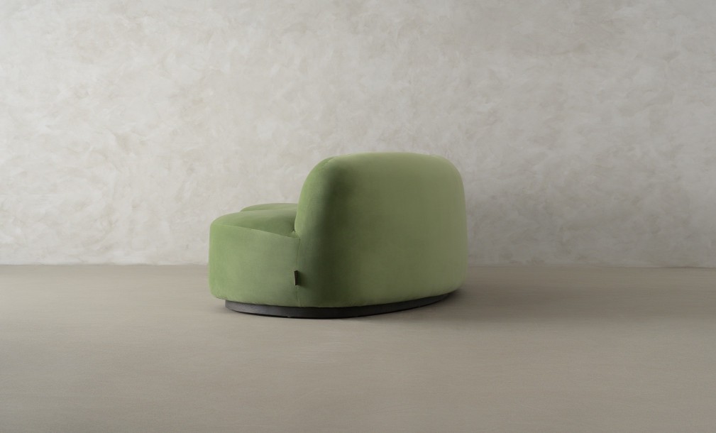 Stella Lounge Sofa Olive Velvet