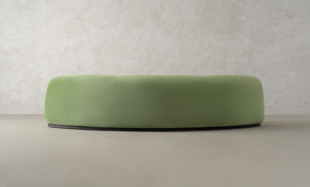 Stella Lounge Sofa Olive Velvet