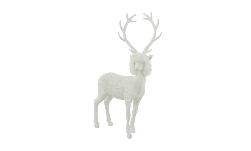 Poly Reindeer White S