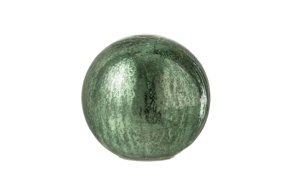 Ball LED Glass Green Small