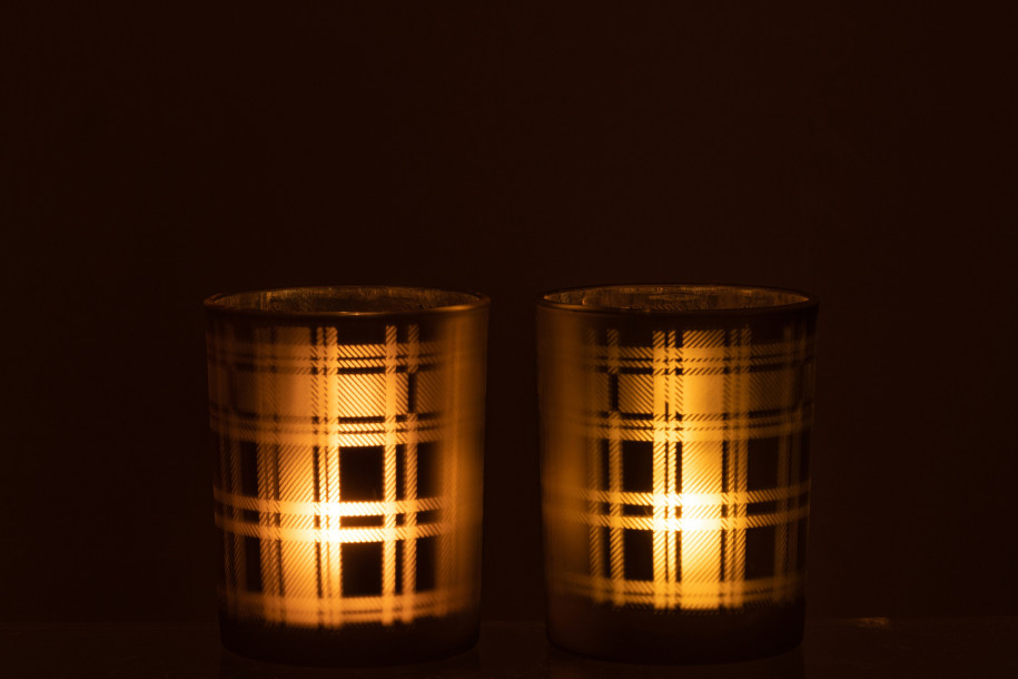 Hurricane Rectangle Glass Green M Assortment of 2