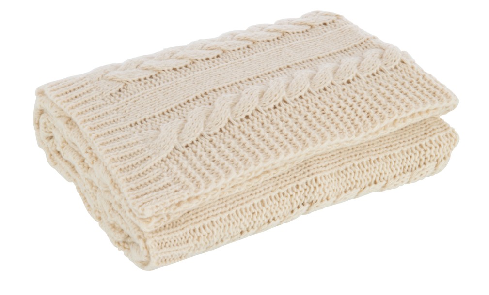 Twist Throw Poly Beige