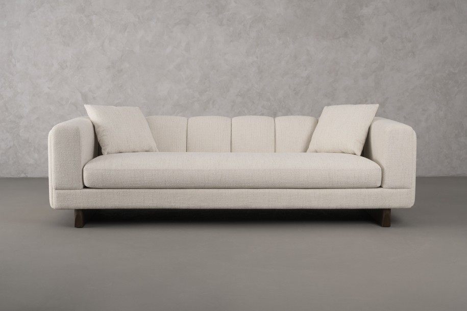 Luxe 3 Seat Sofa (Fabric FLD104)