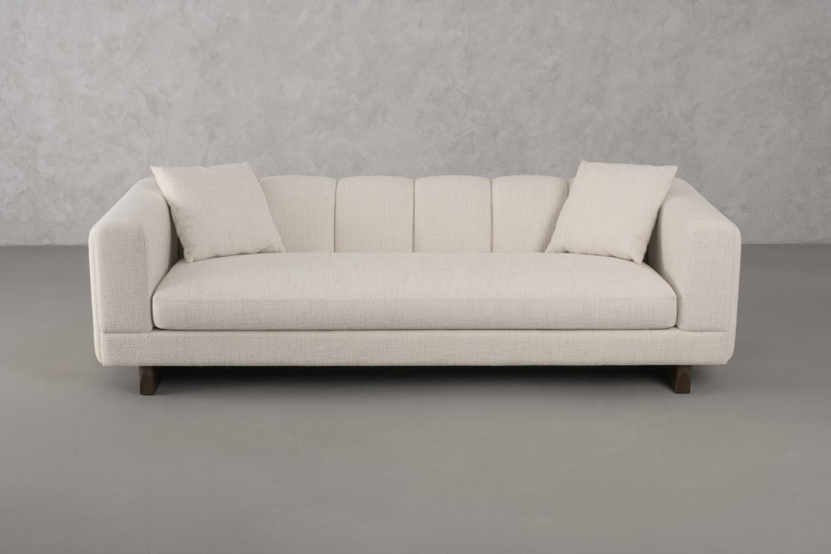 Luxe 3 Seat Sofa (Fabric FLD104)