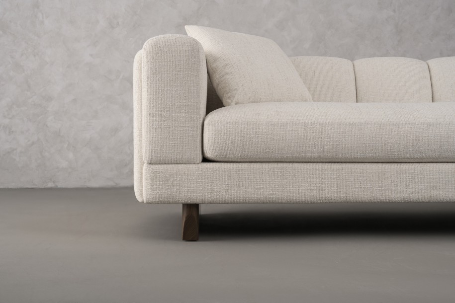 Luxe 3 Seat Sofa (Fabric FLD104)