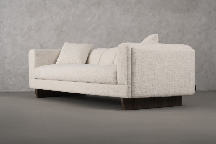Luxe 3 Seat Sofa (Fabric FLD104)