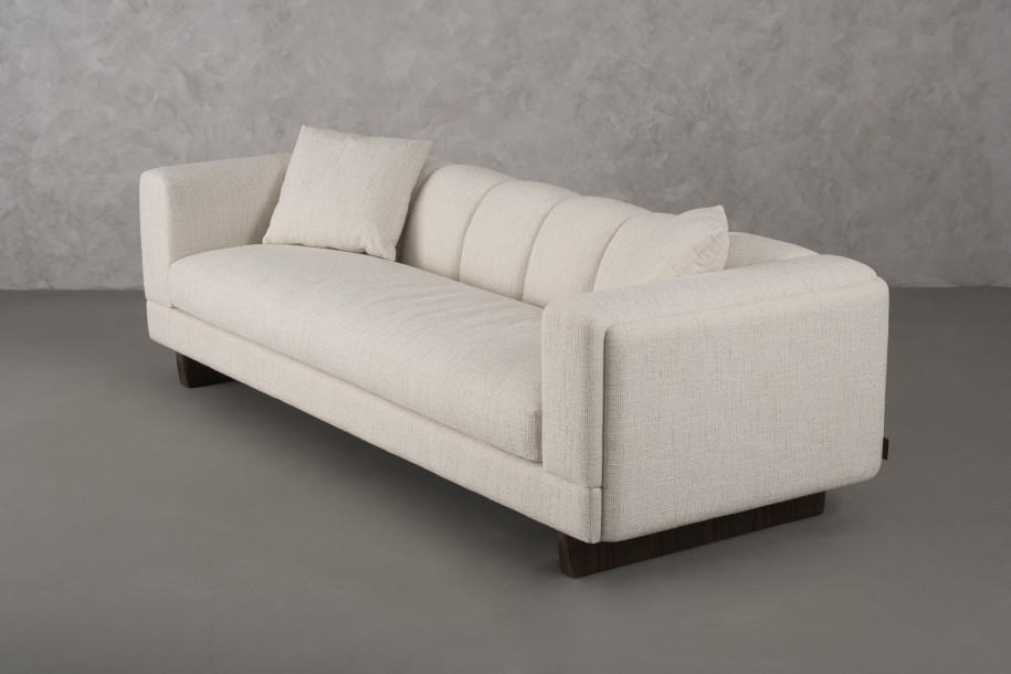 Luxe 3 Seat Sofa (Fabric FLD104)