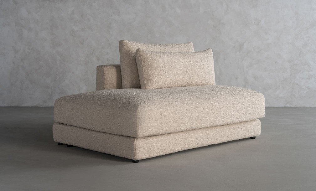 Narvik Soft Feather Ottoman Section Sofa Left Arm (a2267 col.8a)
