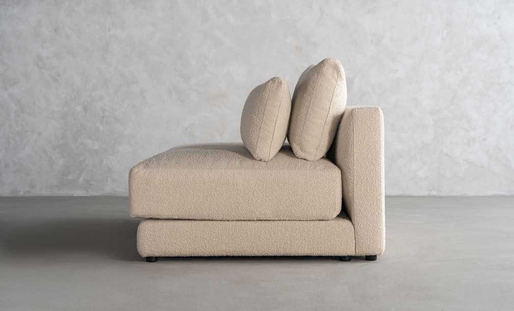 Narvik Soft Feather Ottoman Section Sofa Left Arm (a2267 col.8a)