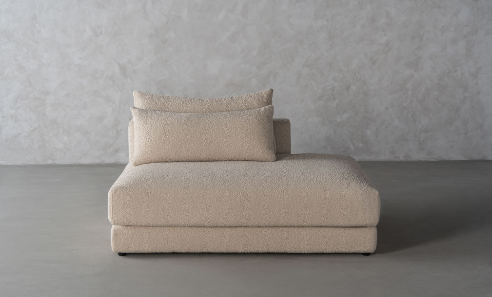 Narvik Soft Feather Ottoman Section Sofa Right Arm (a2267 col.8a)