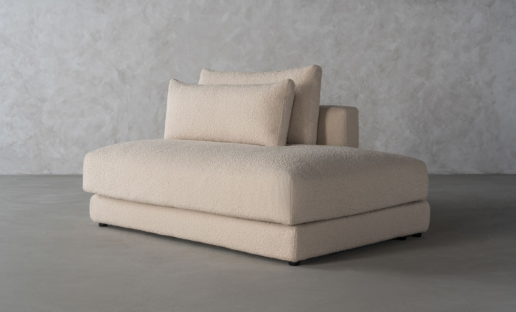 Narvik Soft Feather Ottoman Section Sofa Right Arm (a2267 col.8a)