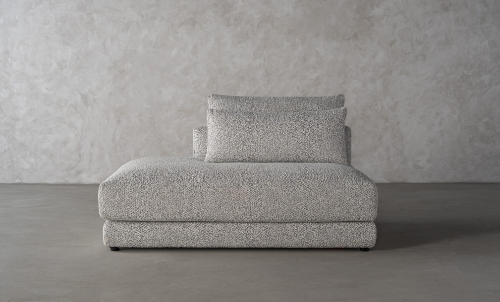 Narvik Soft Feather Ottoman Section Sofa Left Arm (g208 col.7a)