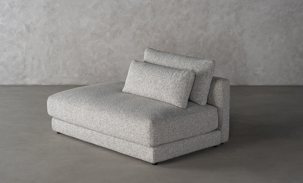 Narvik Soft Feather Ottoman Section Sofa Left Arm (g208 col.7a)