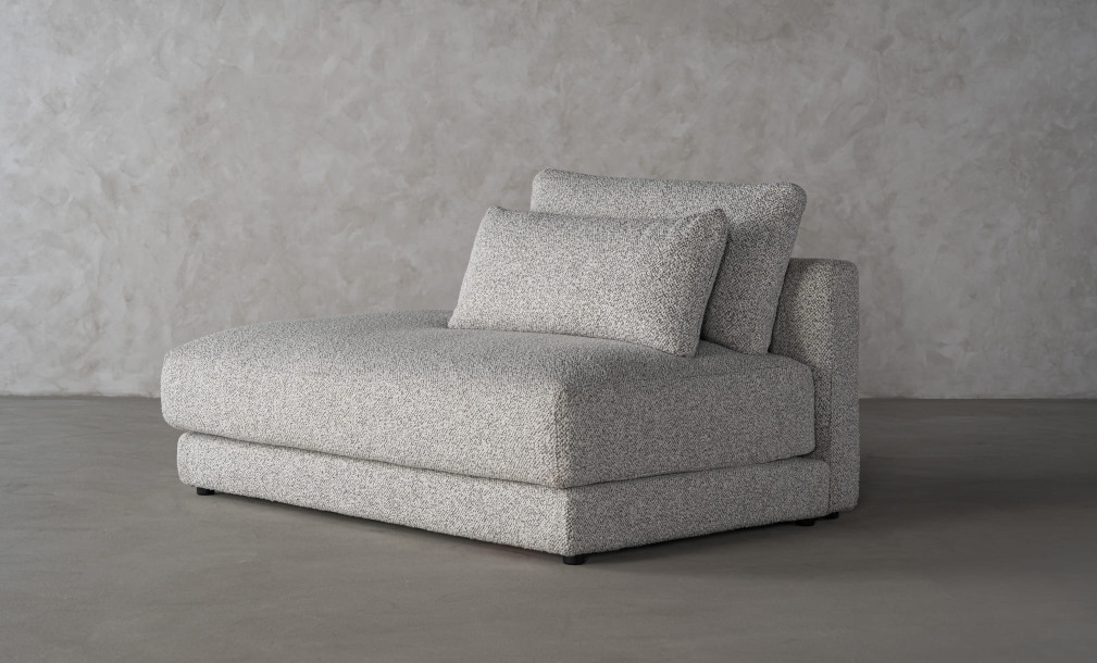 Narvik Soft Feather Ottoman Section Sofa Left Arm (g208 col.7a)