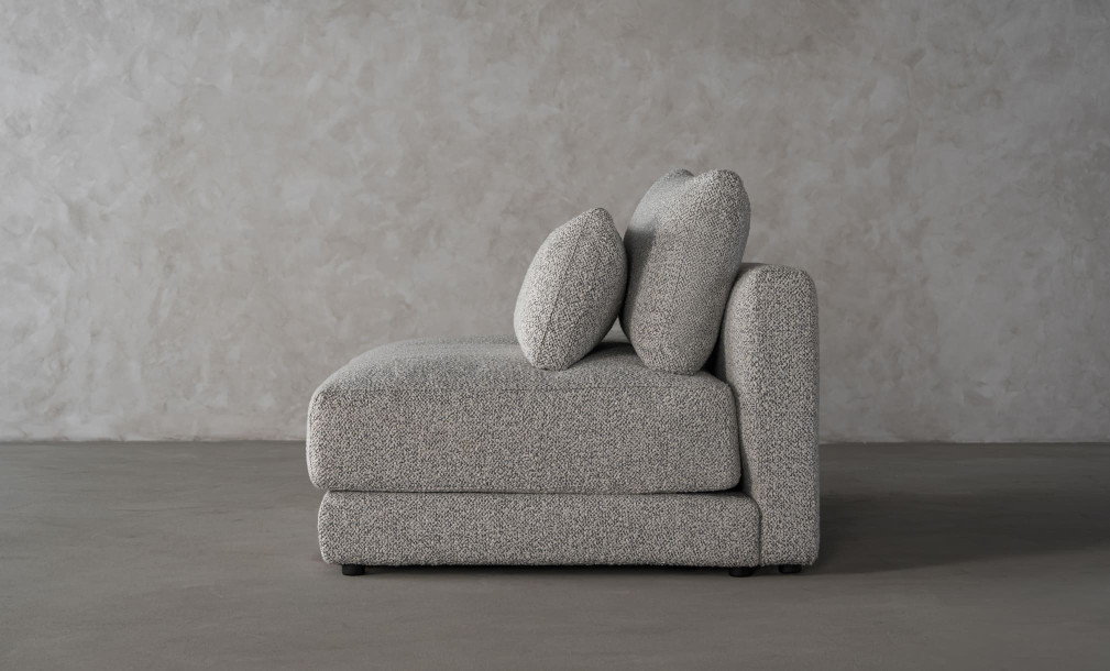 Narvik Soft Feather Ottoman Section Sofa Left Arm (g208 col.7a)