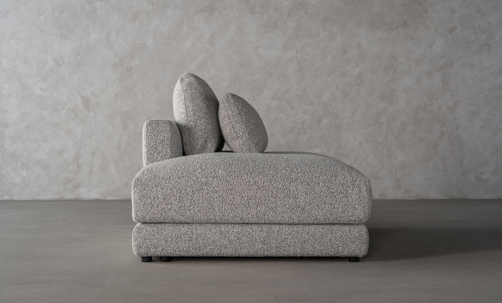 Narvik Soft Feather Ottoman Section Sofa Left Arm (g208 col.7a)