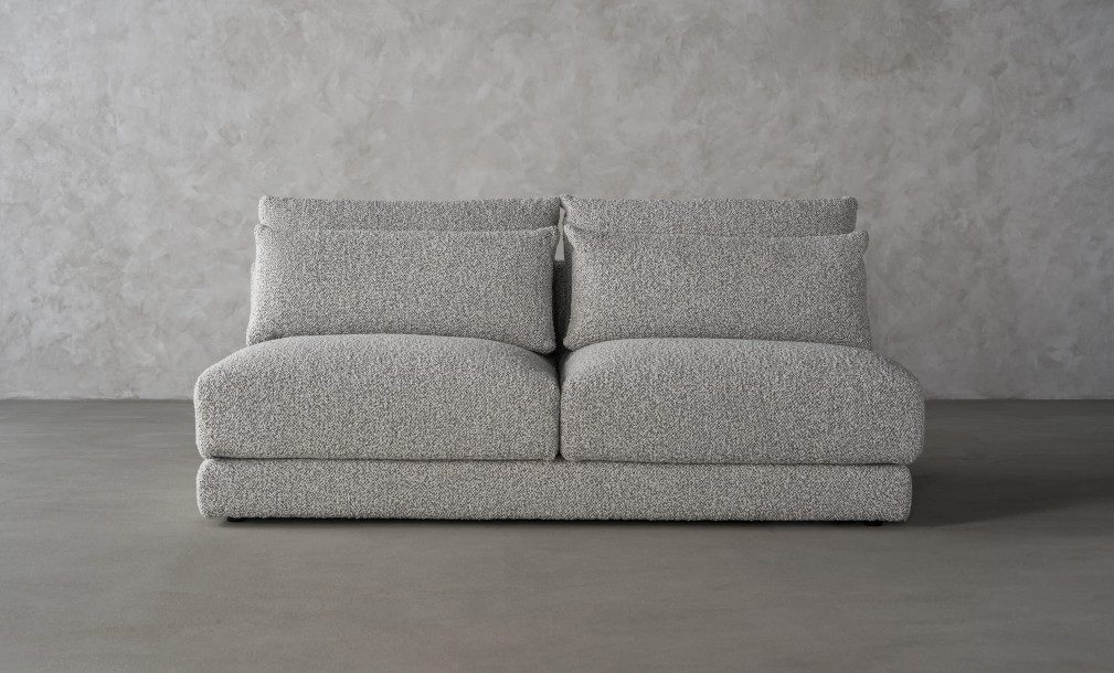 Narvik Soft Feather 2-Seater Armless Section Sofa (g208 col.7a)