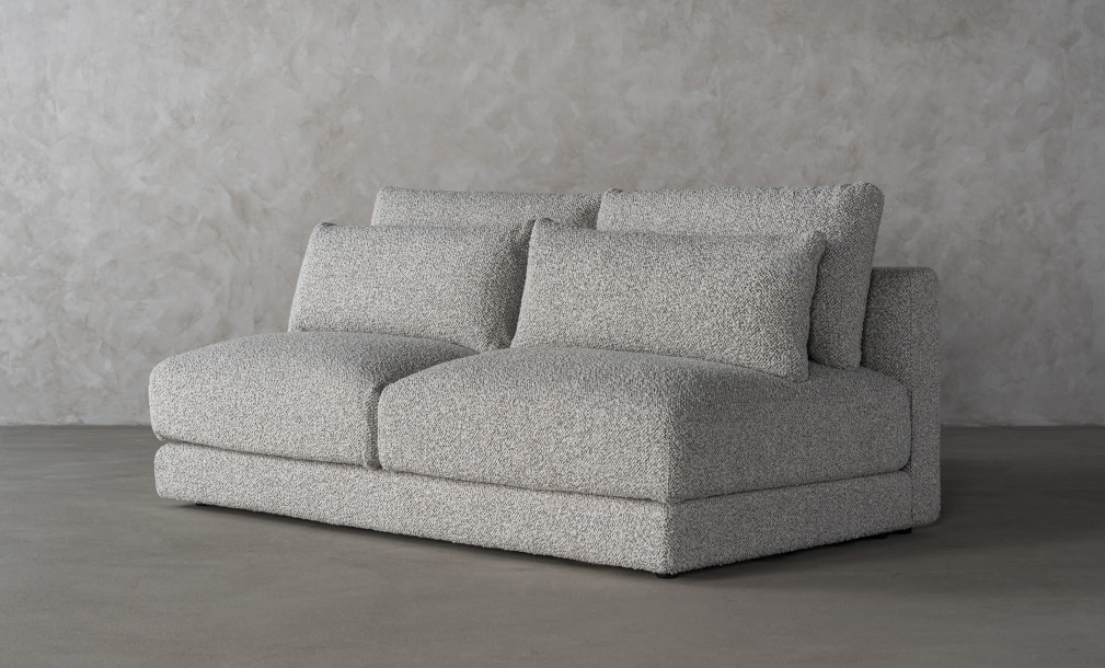 Narvik Soft Feather 2-Seater Armless Section Sofa (g208 col.7a)