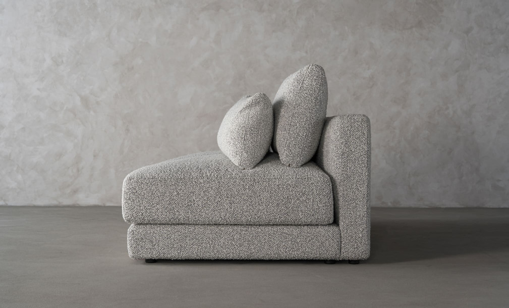 Narvik Soft Feather 2-Seater Armless Section Sofa (g208 col.7a)