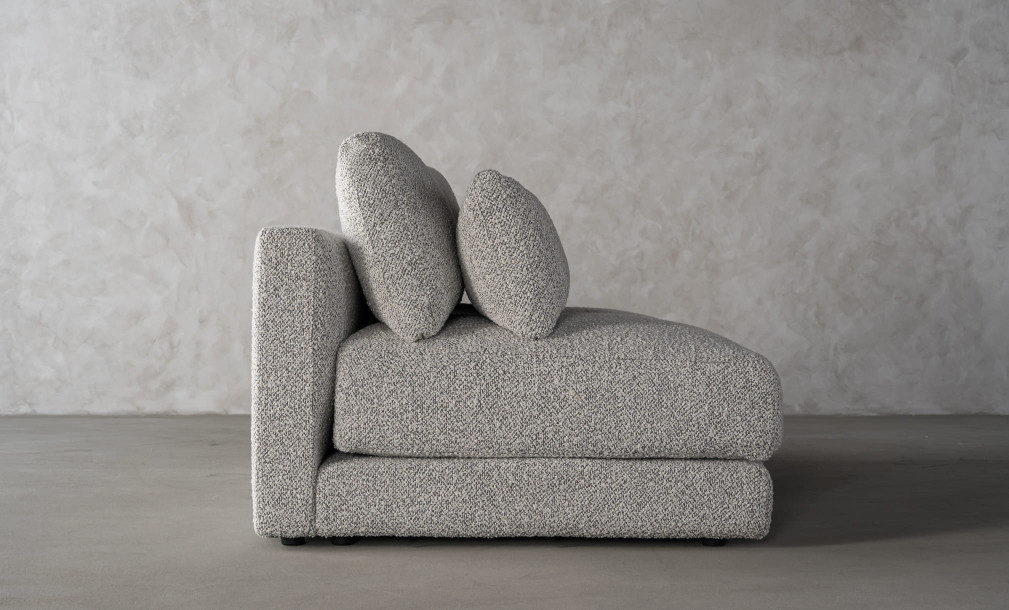 Narvik Soft Feather 2-Seater Armless Section Sofa (g208 col.7a)