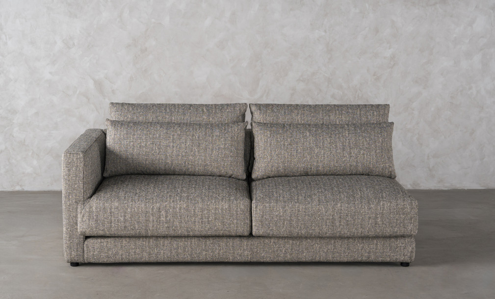 Narvik Soft Feather 2-Seater Section Sofa Left Arm (cosmic d 21543-18)